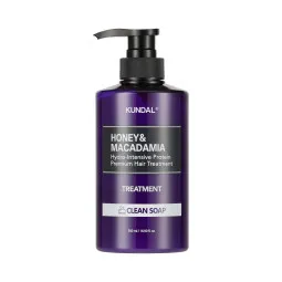 Кондиционер-маска для волос "Чистое мыло" Kundal Honey & Macadamia Treatment Clean Soap 500ml