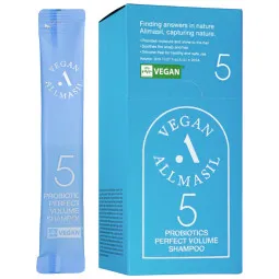 Шампунь для объёма волос Allmasil 5 Probiotics Perfect Volume Shampoo Stick Pouch 8ml*20ea (пачка)