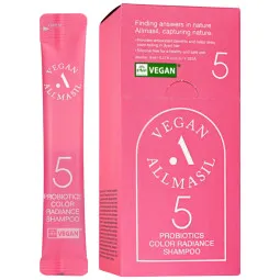 Шампунь для окрашеных волос Allmasil 5 Probiotics Color Radiance Shampoo Stick Pouch 8ml*20еа (упаковка)