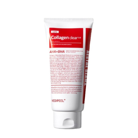 Миниатюра Пенка для умывания с коллагеном Medi-Peel Lacto Collagen Clear Foam Cleanser 2.0 15ml