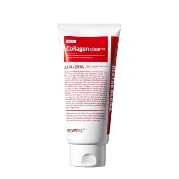 Миниатюра Пенка для умывания с коллагеном Medi-Peel Lacto Collagen Clear Foam Cleanser 2.0 15ml Миниатюра Пенка для умывания с коллагеном Medi-Peel Lacto Collagen Clear Foam Cleanser 2.0 15ml