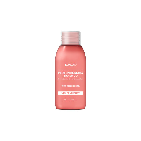 Шампунь для повреждённых волос "Фиолетовый ландыш" Kundal Protein Bonding Shampoo Violet Muguet 50ml 