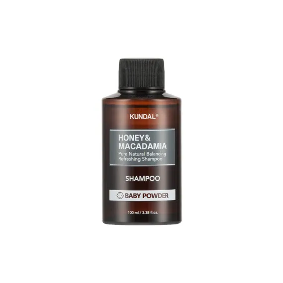 Шампунь восстанавливающий "Детская присыпка" Kundal Honey & Macadamia Nature Shampoo Baby Powder 100ml Шампунь восстанавливающий "Детская присыпка" Kundal Honey & Macadamia Nature Shampoo Baby Powder 100ml