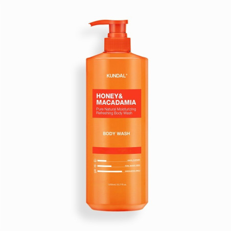 Гель для душу "Рожевий Грейпфрут" Kundal Honey & Macadamia Body Wash Pink Grapefruit 1058ml