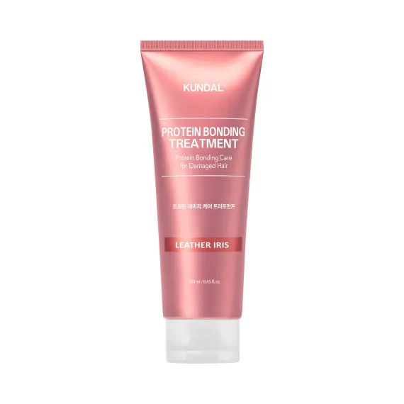 Кондиціонер-маска для волосся з протеїнами "Шкіра & Ірис" Kundal Protein Bonding Treatment Leather Iris 250ml
