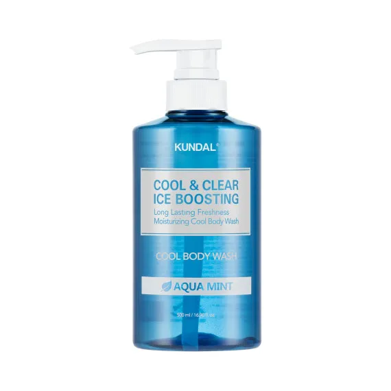 Гель для душу з охолоджуючим ефектом "М'ятна Вода" Kundal Cool Body Wash Aqua Mint 500ml Гель для душу з охолоджуючим ефектом "М'ятна Вода" Kundal Cool Body Wash Aqua Mint 500ml