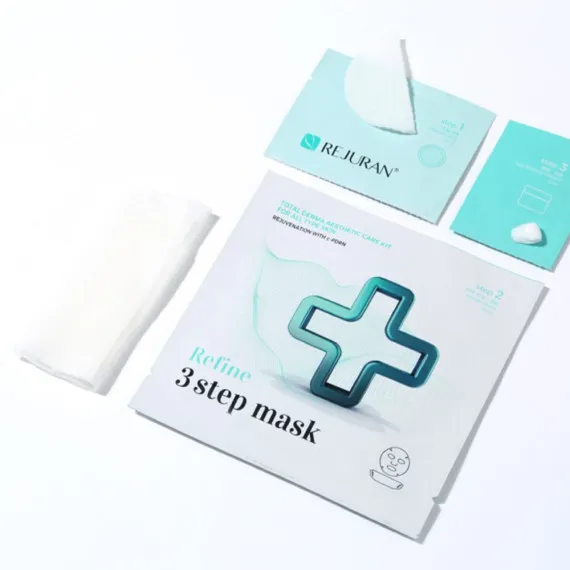 Маска для лица тканевая Rejuran Refine 3 Step Mask 33ml Маска для лица тканевая Rejuran Refine 3 Step Mask 33ml