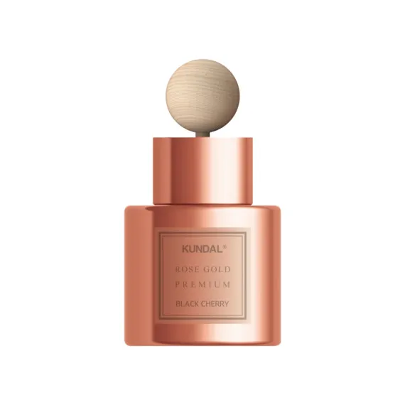 Аромадиффузор для машины "Чёрная вишня" Kundal Perfume Car Diffuser Rose Gold Premium Edition Black Cherry 40ml Аромадиффузор для машины "Чёрная вишня" Kundal Perfume Car Diffuser Rose Gold Premium Edition Black Cherry 40ml