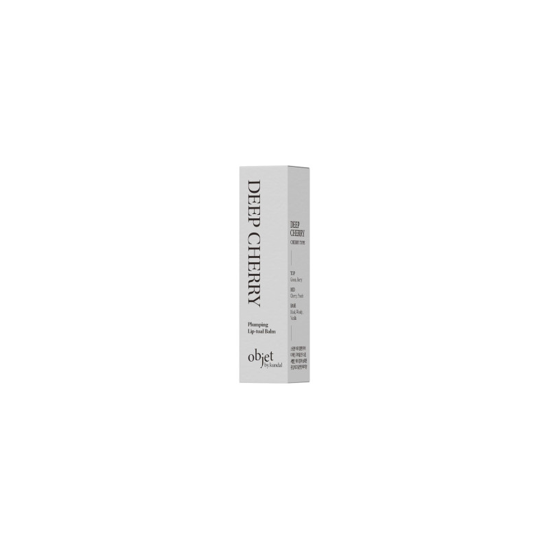 Бальзам для губ преміум-класу "Соковита Вишня" Objet by Kundal Lip Tual Balm DEEP CHERRY 3,5g