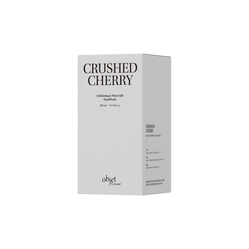 Мыло-эксфолиант для рук парфюмированное Objet by Kundal Exfoliating&Waterfull Hand Wash CRUSHED CHERRY Мыло-эксфолиант для рук парфюмированное Objet by Kundal Exfoliating&Waterfull Hand Wash CRUSHED CHERRY