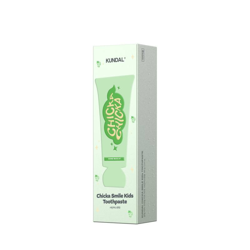 Дитяча зубна паста "Виноград" Kundal Chicka Smile Kids Toothpaste Shine Muscat 60g Дитяча зубна паста "Виноград" Kundal Chicka Smile Kids Toothpaste Shine Muscat 60g