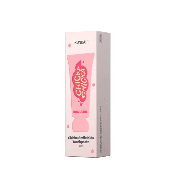 Дитяча зубна паста "Персик" Kundal Chicka Smile Kids Toothpaste Peach 60g Дитяча зубна паста "Персик" Kundal Chicka Smile Kids Toothpaste Peach 60g
