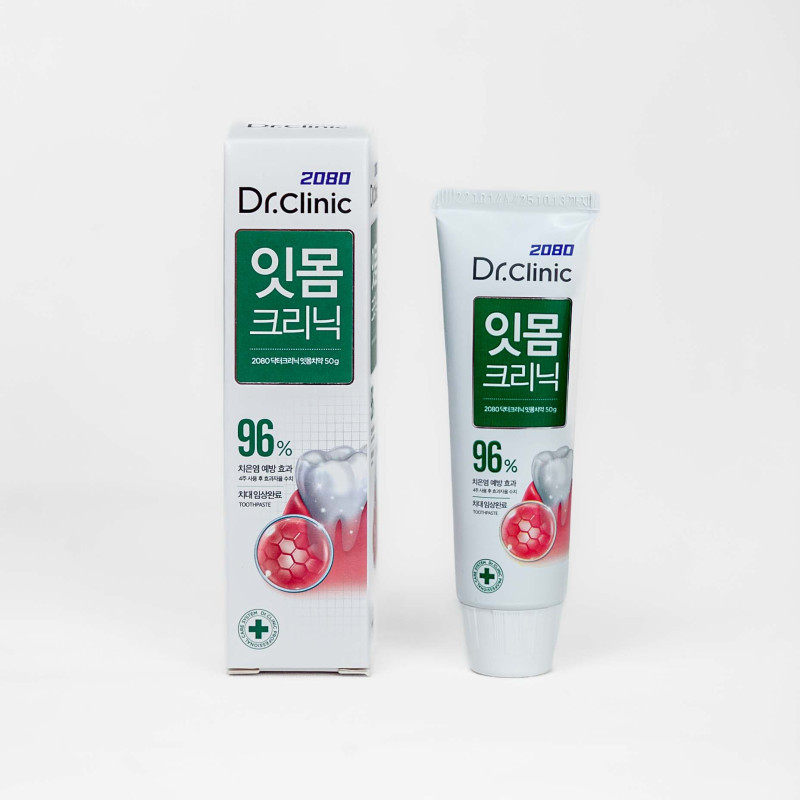 Зубна паста для зміцнення ясен 2080 Dr.Clinic Green Toothpaste 120g