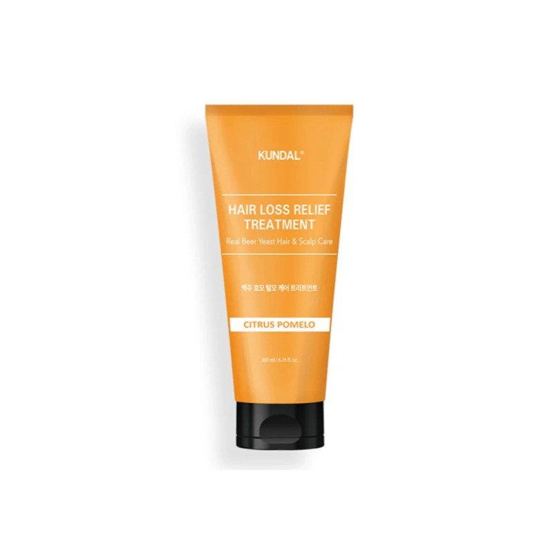 Кондиціонер-маска для волосся пивний Kundal Beer Yeast Hair Loss Relief Treatment Citrus Pomelo 200ml Кондиціонер-маска для волосся пивний Kundal Beer Yeast Hair Loss Relief Treatment Citrus Pomelo 200ml