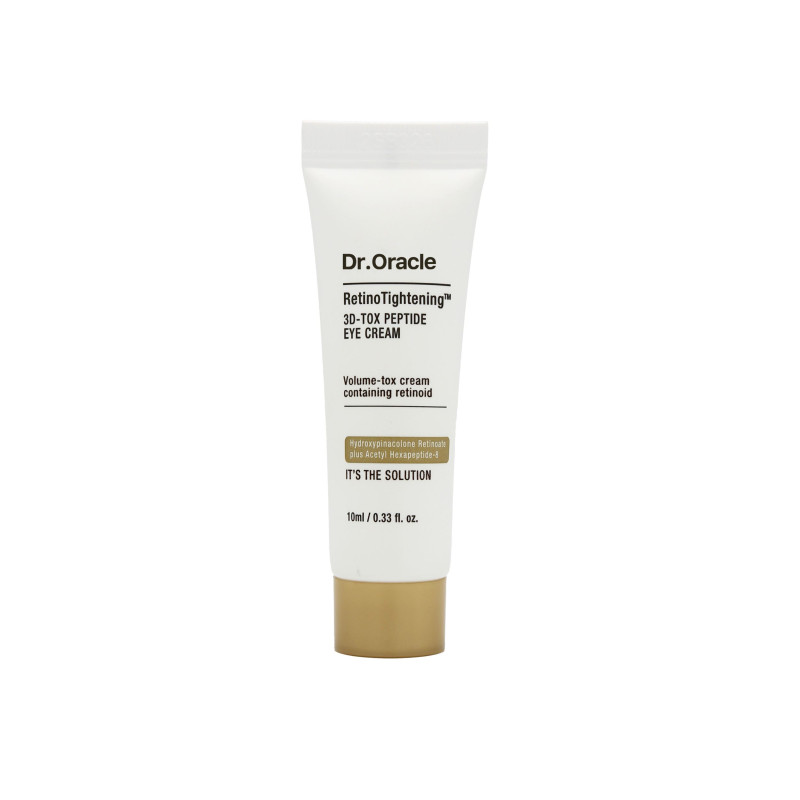 Крем для очей з ретинолом нового покоління Dr. Oracle RetinoTightening 3D-TOX Peptide Eye Cream 10ml Крем для очей з ретинолом нового покоління Dr. Oracle RetinoTightening 3D-TOX Peptide Eye Cream 10ml
