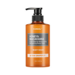 Гель для душу "Рожевий Грейпфрут" Kundal Honey & Macadamia Body Wash Pink Grapefruit 1058ml