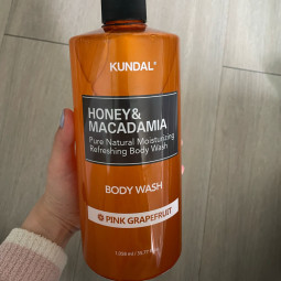 Гель для душу "Рожевий Грейпфрут" Kundal Honey & Macadamia Body Wash Pink Grapefruit 1058ml