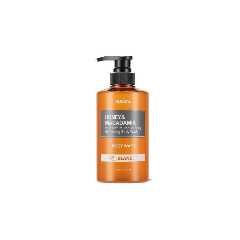 Гель для душа "Бланк - нежный аромат чистоты" Kundal Honey & Macadamia Body Wash Blanc 500ml Гель для душа "Бланк - нежный аромат чистоты" Kundal Honey & Macadamia Body Wash Blanc 500ml