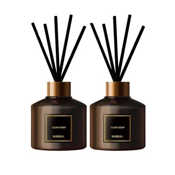 Аромадиффузор для дома "Чистое Мыло" Kundal Perfume Diffuser Clean Soap 200ml*2ea (набор 2шт)
