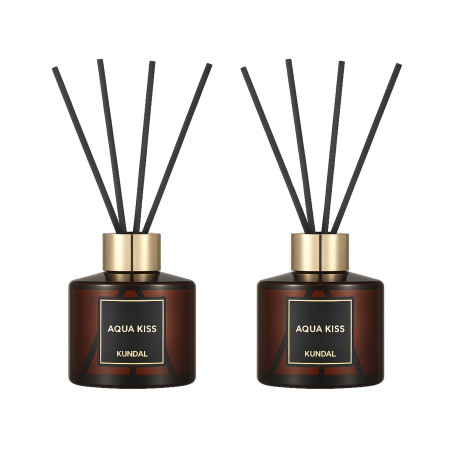 Аромадифузор для дому "Поцілунок води" Kundal Perfume Diffuser Aqua Kiss 200ml*2ea (набір 2шт)