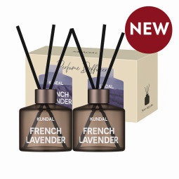 Аромадифузор для домy "Французька Лаванда" Kundal Perfume Diffuser Aroma Edition French Lavender 200ml*2ea (набір)