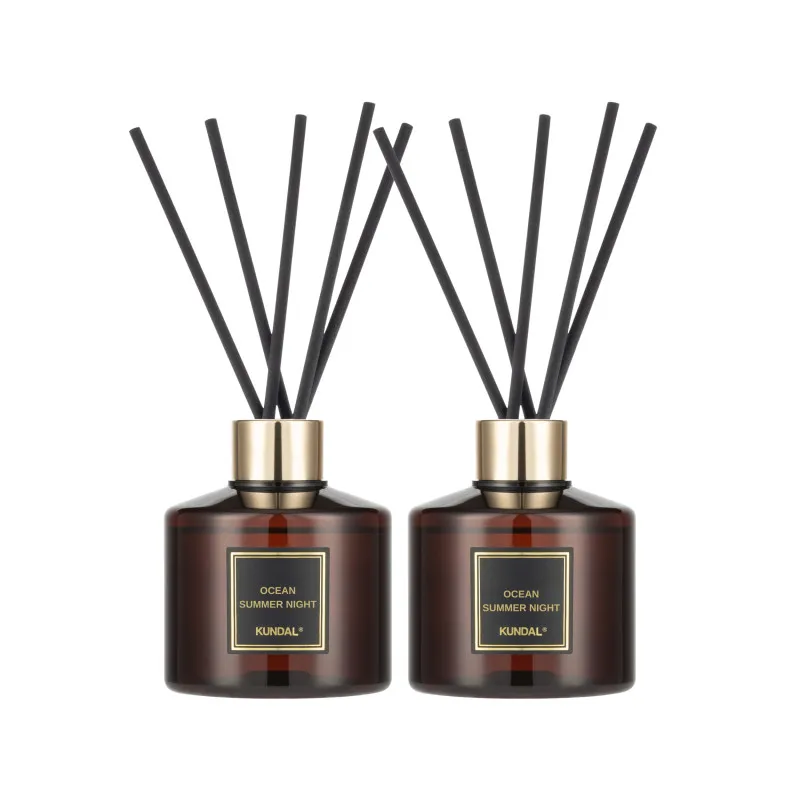 Аромадифузор для дому "Літня ніч біля океану" Kundal Perfume Diffuser Ocean Summer Night 200ml*2ea (набір)