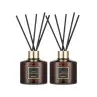 Аромадифузор для дому "Літня ніч біля океану" Kundal Perfume Diffuser Ocean Summer Night 200ml*2ea (набір)