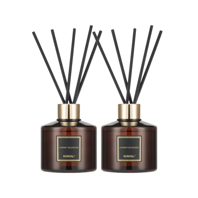 Аромадифузор для дому "Вишневий Цвіт" Kundal Perfume Diffuser Cherry Blossom 200ml*2ea (набір)