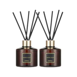 Аромадиффузор для дома "Белый тюльпан" Kundal Perfume Diffuser White Tulip 200ml*2ea (набop)
