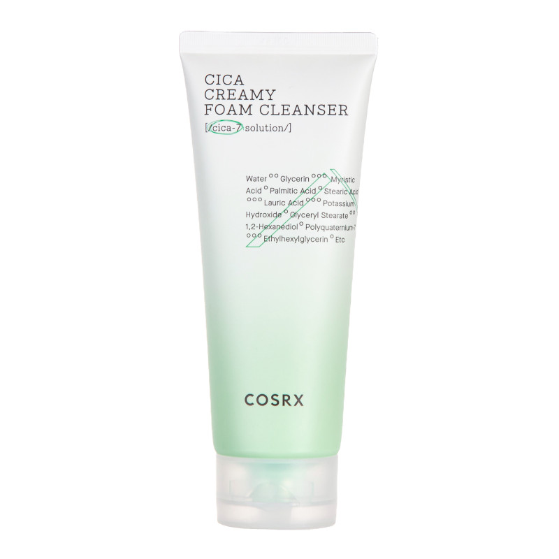 Пінка для вмивання кремова заспокійлива CosRX Pure Fit Cica Creamy Foam Cleanser 150ml