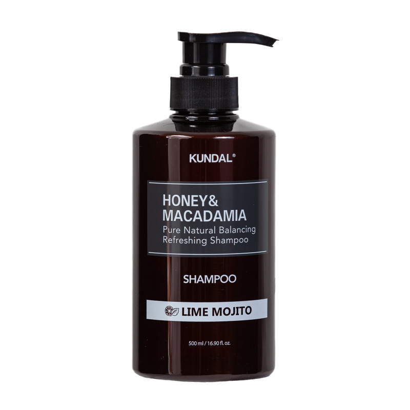 Шампунь Honey & Macadamia Nature Shampoo Lime Mohito 500ml Kundal