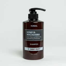 Шампунь Honey & Macadamia Nature Shampoo Sweet Peony 500ml Kundal