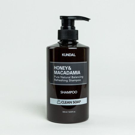 Шампунь Honey & Macadamia Shampoo Clean Soap 500ml Kundal