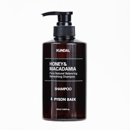 Шампунь Honey & Macadamia Nature Shampoo Pyeon Baek 500ml Kundal