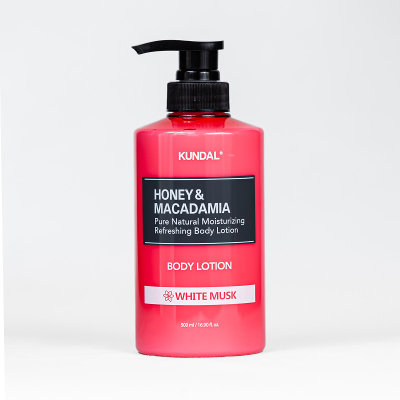 Лосьйон для тіла Honey & Macadamia Body Lotion White Musk 500ml Kundal