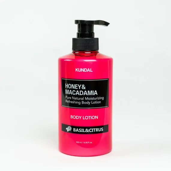 Лосьйон для тіла "Базилік & Цитрусові" Kundal Honey & Macadamia Body Lotion Basil & Citrus 500ml