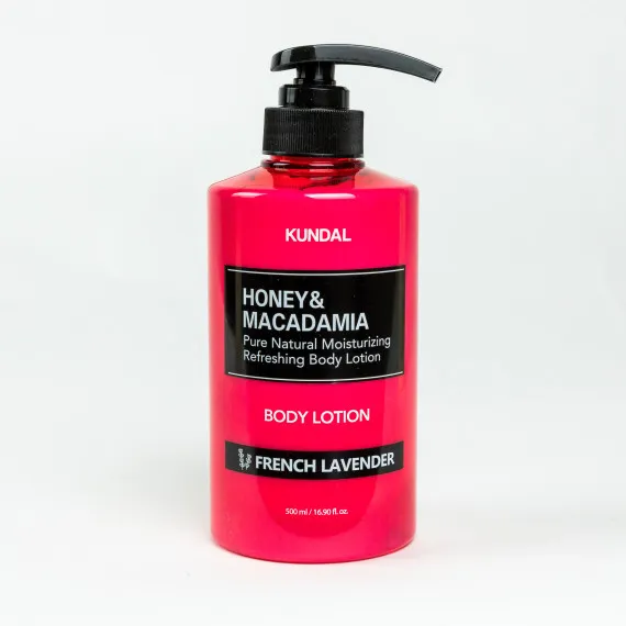 Лосьйон для тіла "Французька Лаванда" Kundal Honey & Macadamia Body Lotion French Lavender 500ml