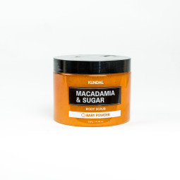 Скраб для тіла Macadamia & Sugar Body Scrub Baby Powder 550gr Kundal