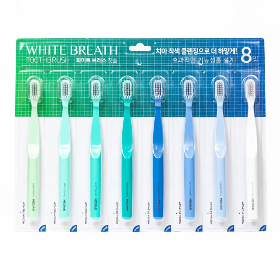 Зубна щітка для ефективного очищення зубів White Breath Median Зубна щітка для ефективного очищення зубів White Breath Median