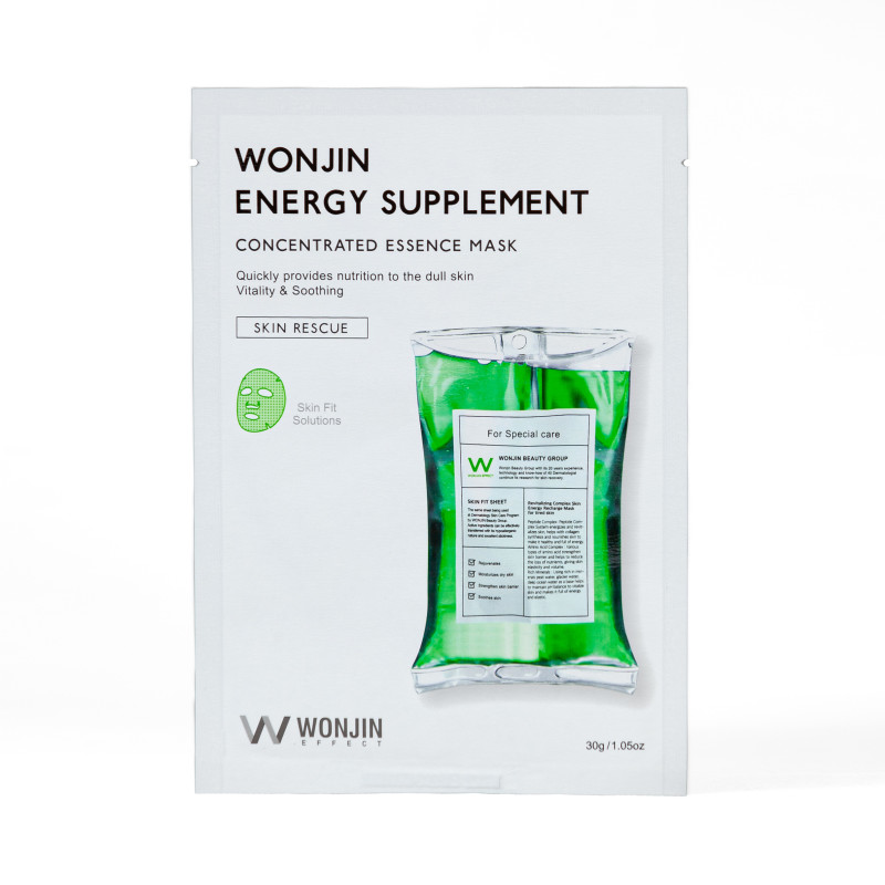 Маска для обличчя з тканинни Energy Supplement Mask Wonjin 1ea