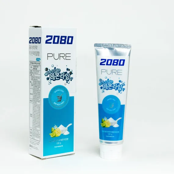 Зубна паста "Сода Лимон та Лайм" 2080 Baking Soda Lemon Lime Blue Toothpaste 120gr