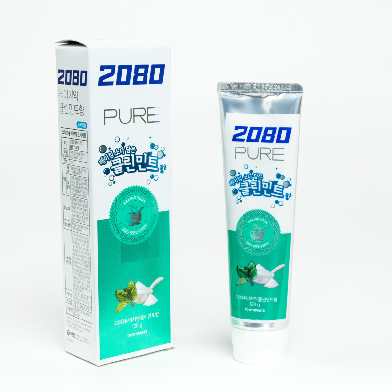 Зубна паста "Сода та М'ята" 2080 Baking Soda Clean Mint Green 120gr