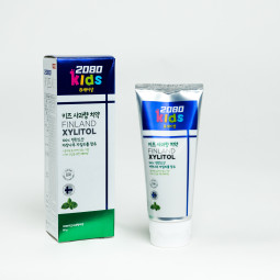 Зубна паста дитяча з ксилітом "Яблуко та М'ята" 2080 Kids Xylitol Apple Mint Toothpaste 80g