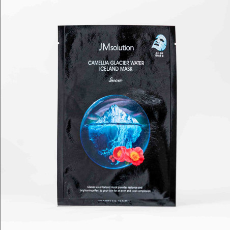 Маска для лица тканевая Camellia Glacier Water Iceland Mask 30ml JM Solution