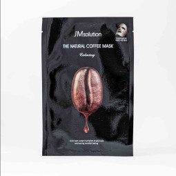 Маска для лица тканевая освежающая с экстрактом кофе JM Solution The Natural Coffee Mask 30ml 