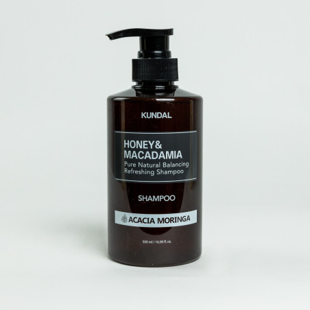 Шампунь Honey & Macadamia Nature Shampoo Acacia Moringa 500ml Kundal