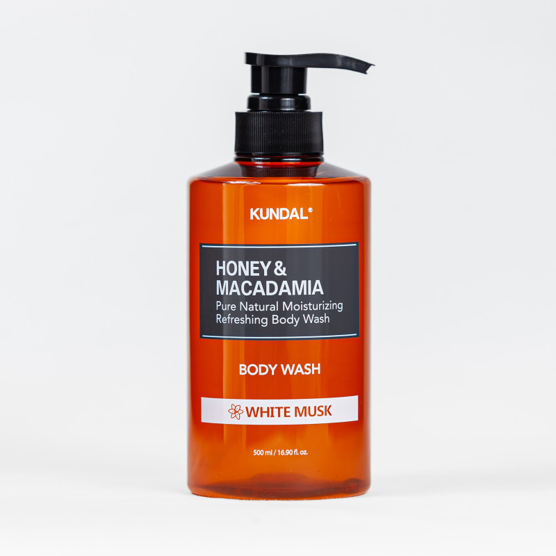 Гель для душу Honey & Macadamia Body White Musk 500ml Kundal