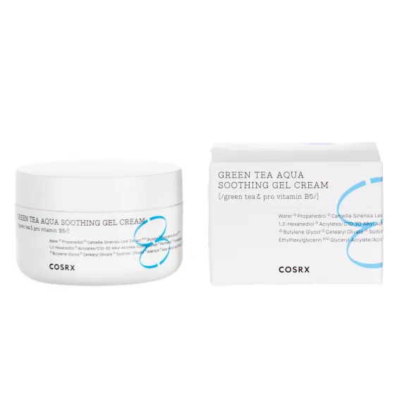 Гель-крем для обличчя заспокійливий з зеленим чаєм CosRX Hydrium Green Tea Aqua Soothing Gel Cream 50ml Гель-крем для обличчя заспокійливий з зеленим чаєм CosRX Hydrium Green Tea Aqua Soothing Gel Cream 50ml