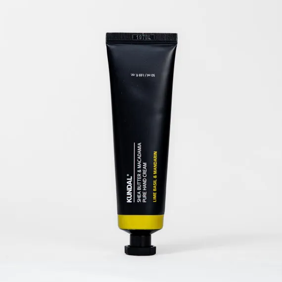 Крем для рук "Лайм, Базилік & Мандарин" Kundal Shea Butter & Macadamia Pure Hand Cream Lime Basil & Mandarin 50ml Крем для рук "Лайм, Базилік & Мандарин" Kundal Shea Butter & Macadamia Pure Hand Cream Lime Basil & Mandarin 50ml