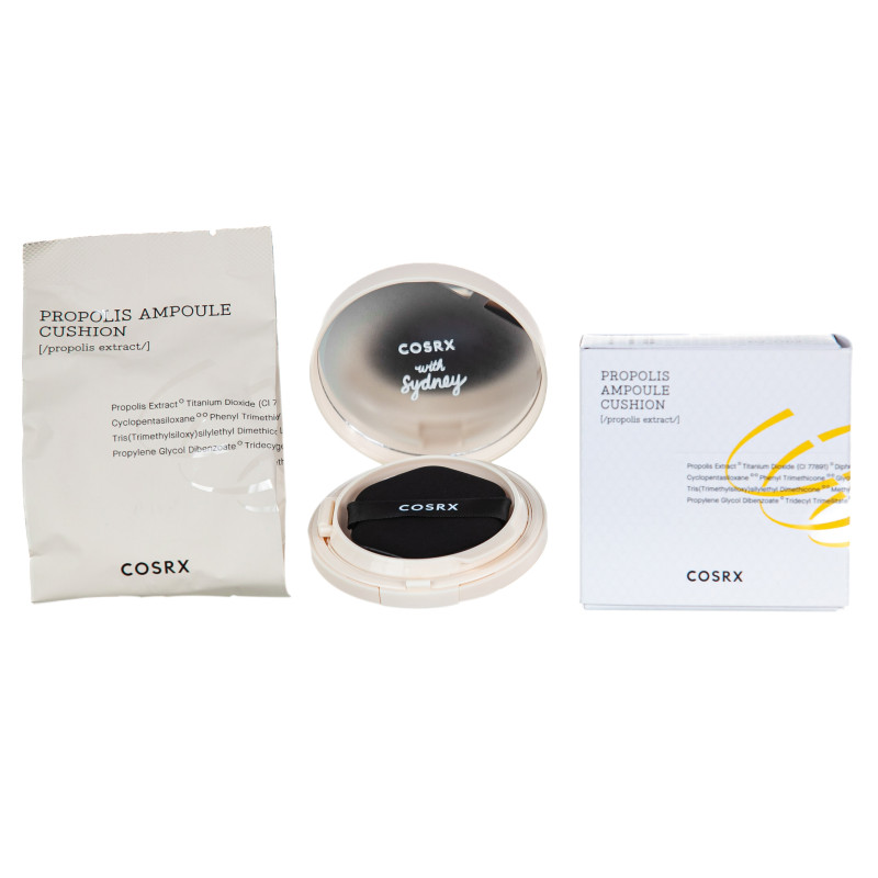 Тональный кушон CosRX Full Fit Propolis Ampoule Cushion N21 13g (со сменным блоком)